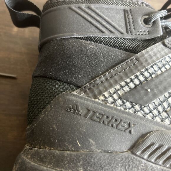 Adidas Terrex AX4 mid gore-tex hiking shoes Men 8.5 Black - Picture 10 of 16